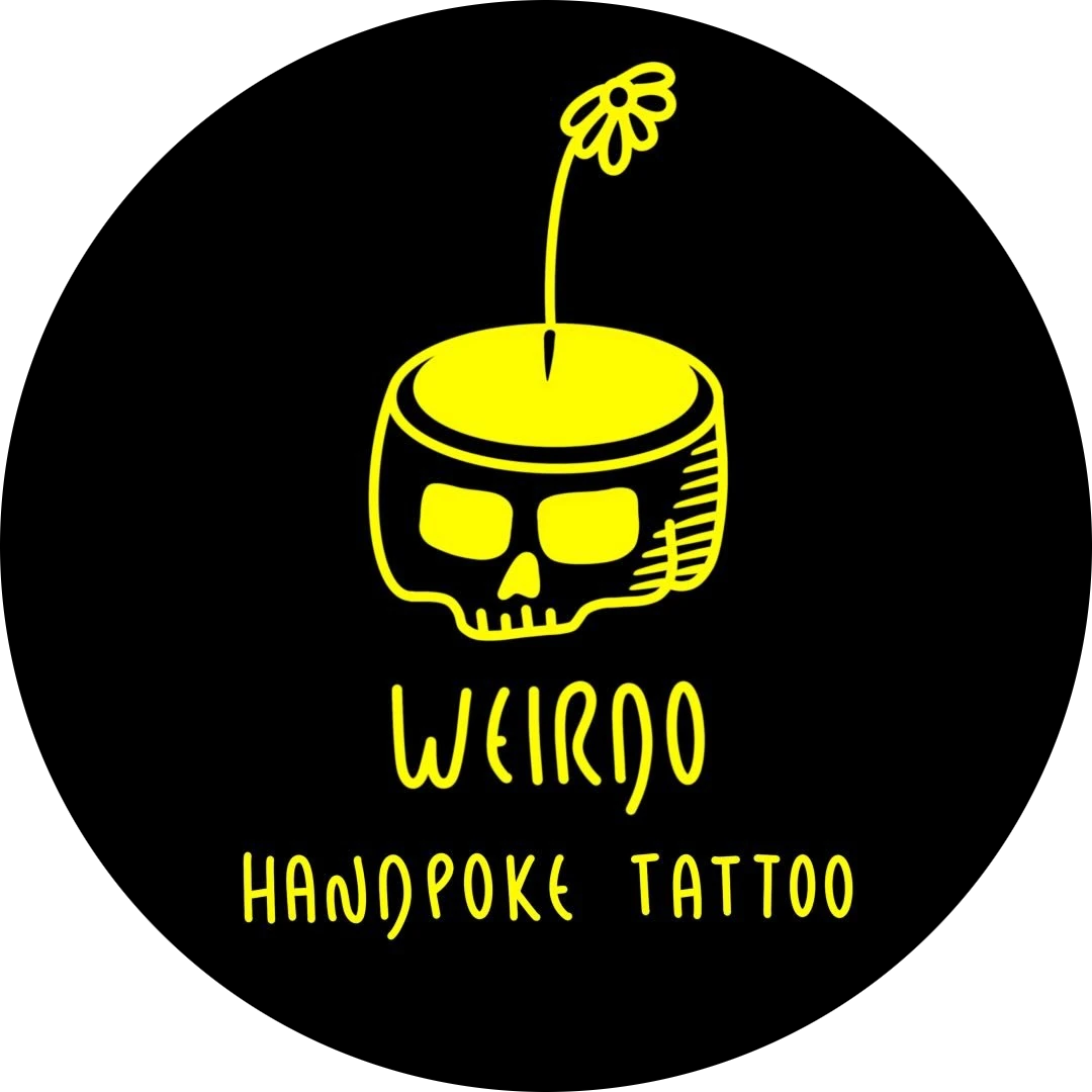 Weirdo Handpoke Tattoo